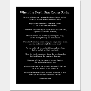 When the North Star Comes Rising Poem Posters and Art